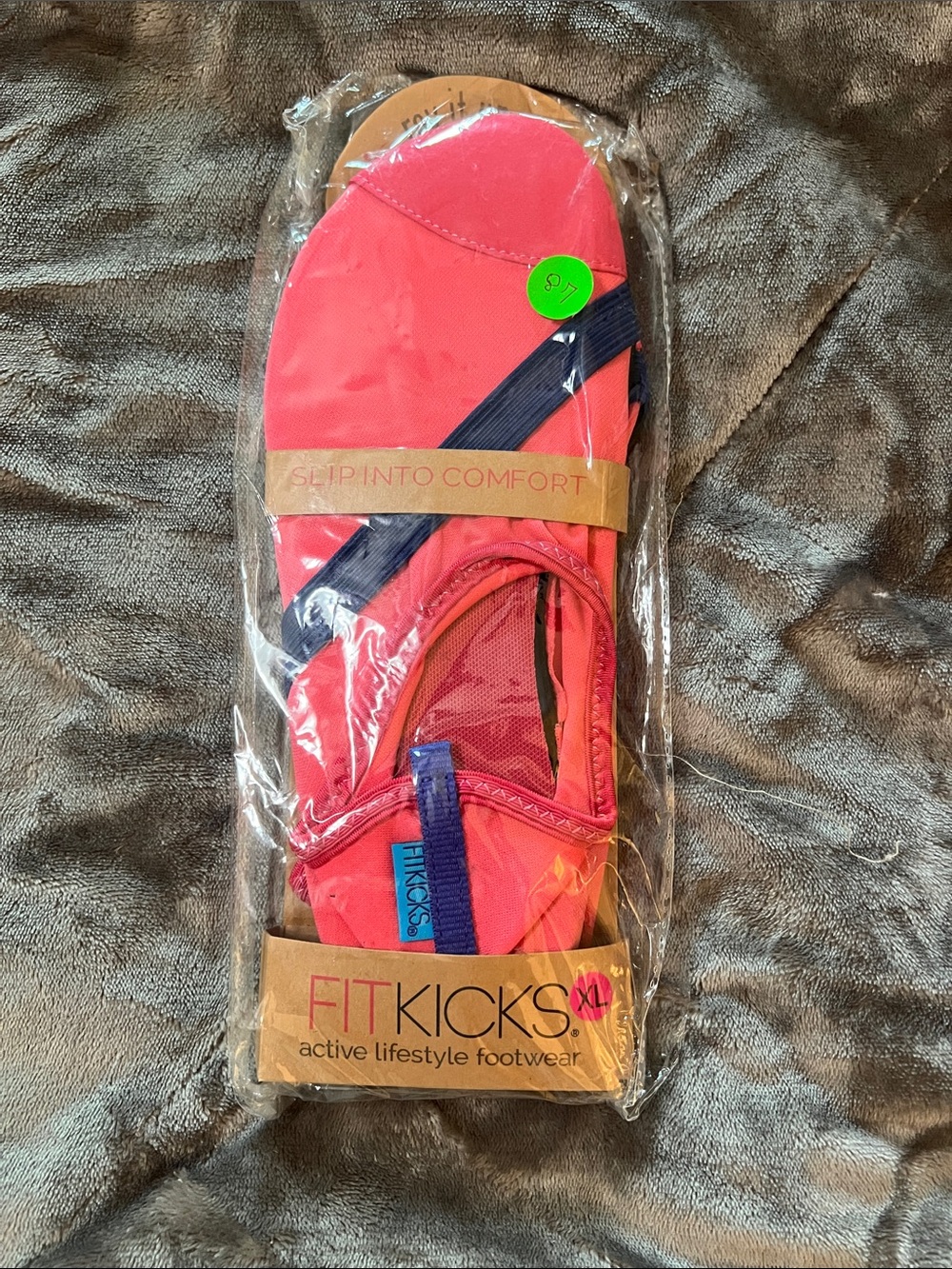 FitKicks Women's Pink Slip-On Active Footwear